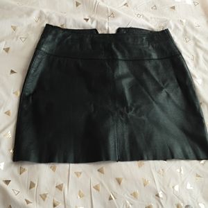 Leather skirt